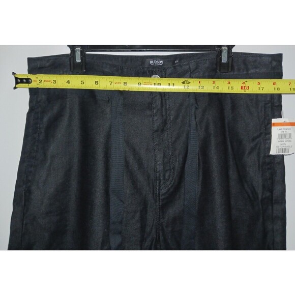 Hudson Womens Black Paper Bag Shorts 27 Linen Lyocell Spandex Tie Waist Pockets - Picture 6 of 7
